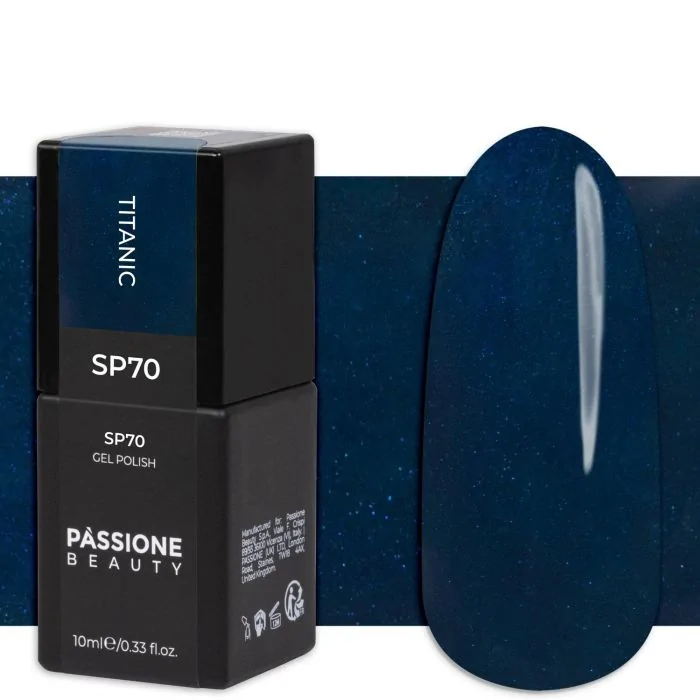 Gel Nail Polish GP70 Titanic - Deep Blue Gel Polish