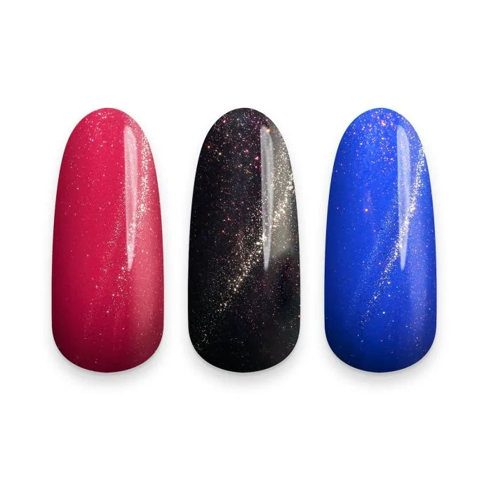 Soft Cat's Eyes Gloss 15 ml - Top coat sans dispersion avec reflets cat's eyes délicats - détail 1