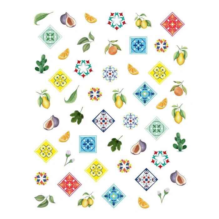 Sicily My Love - Nail Stickers - Sicily-themed Nail Stickers - detail 1