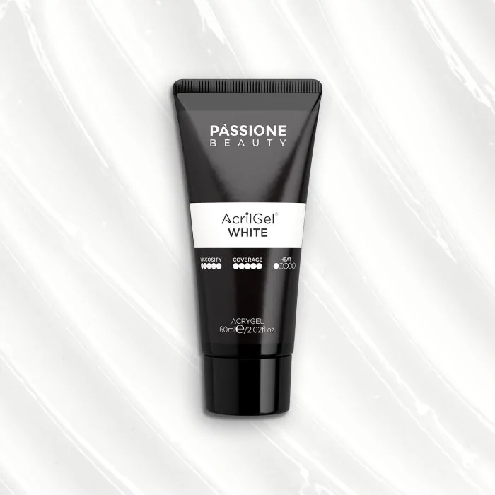 AcrilGel® White 60 ml - Gel acrílico blanco tiza cubriente - detalle 3