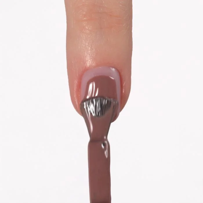 Application of Gel Nail Polish SP541 Soft Mauve