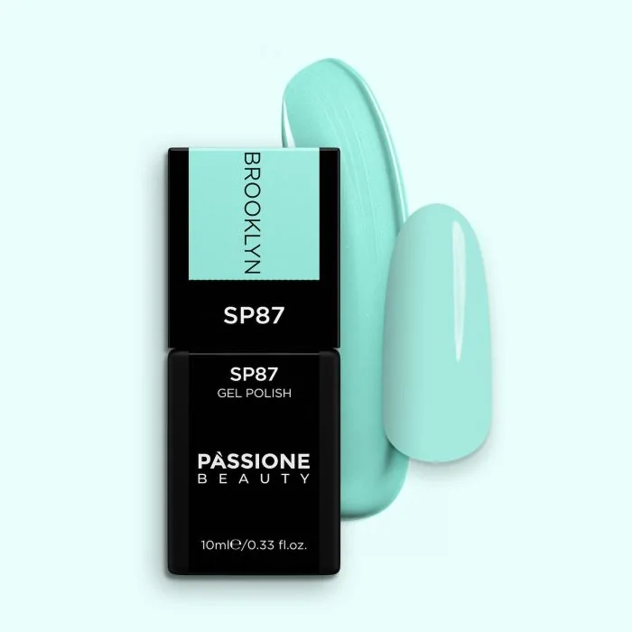 Gel Nail Polish GP87 Brooklyn  - Light Blue and Aquamarine Gel Polish