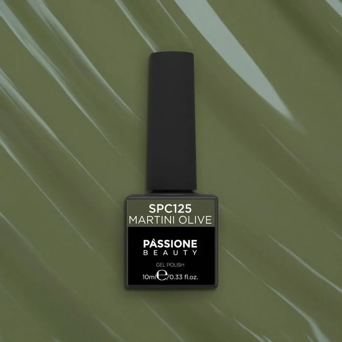 Esmalte Semipermanente EPC125 Martini Olive - Esmalte semipermanente EPC125 Martini Olive, Verde oliva - detalle 1