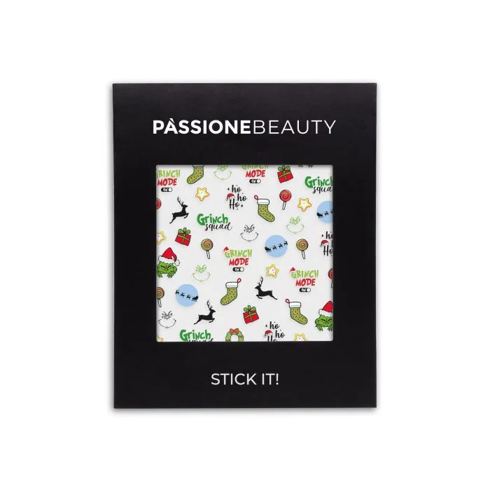 Grinch Squad - Nail Stickers - Christmas-themed nail stickers