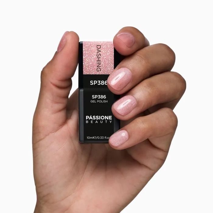 UV-Nagellack SP386 Dashing - UV-Nagellack Rosa Cat-Eye-Effekt - Detail 3