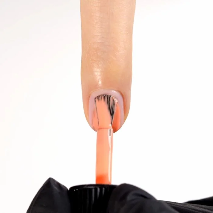 Application of Gel Nail Polish GP168 Gummy Bear 