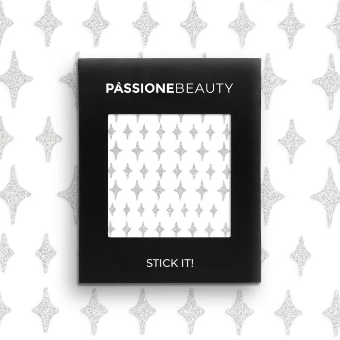 Sparkle - Glitter Stickers - Sparkle Nail Art stickers with glitter