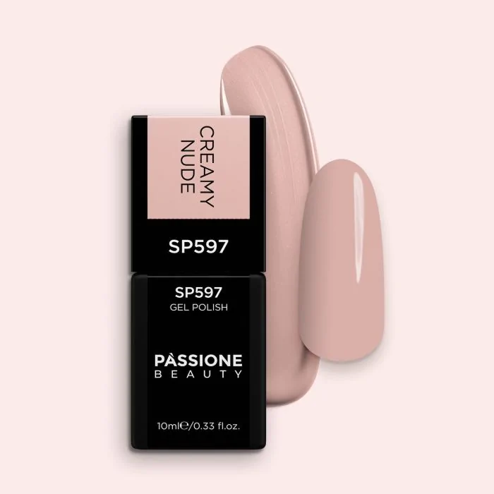 Gel Nail Polish SP597 Creamy Nude - Creamy Beige Gel Polish