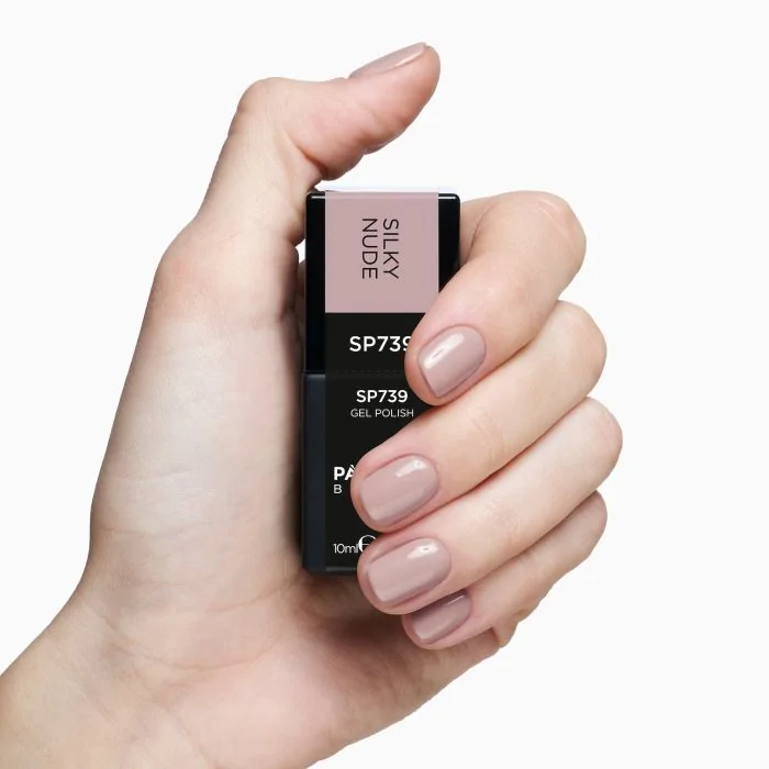 Gel Nail Polish SP739 Silky Nude - Cool nude gel polish - detail 2