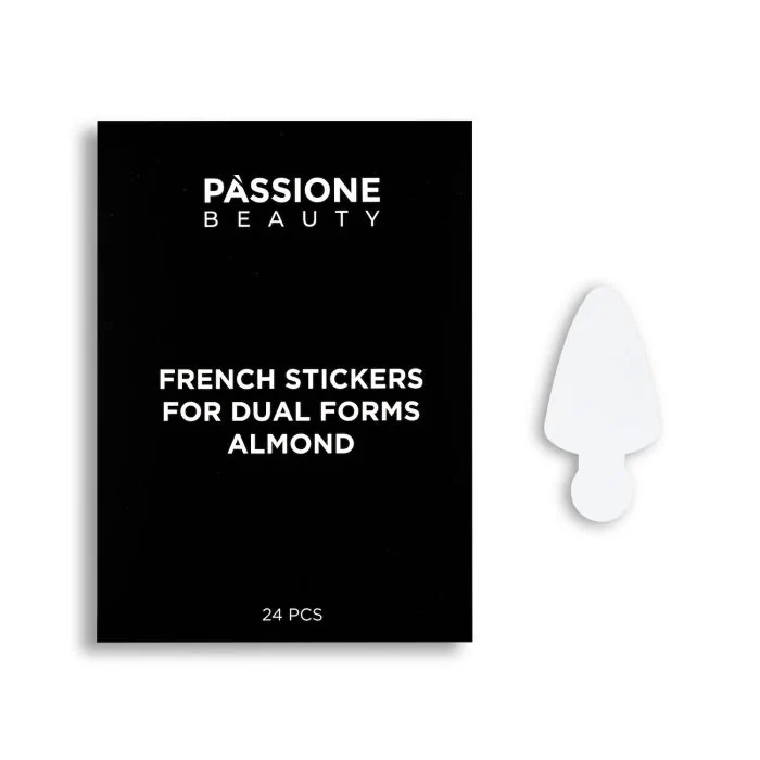 French Stickers for Dual Forms Almond - Silicone Stickers for Almond Dual Forms
