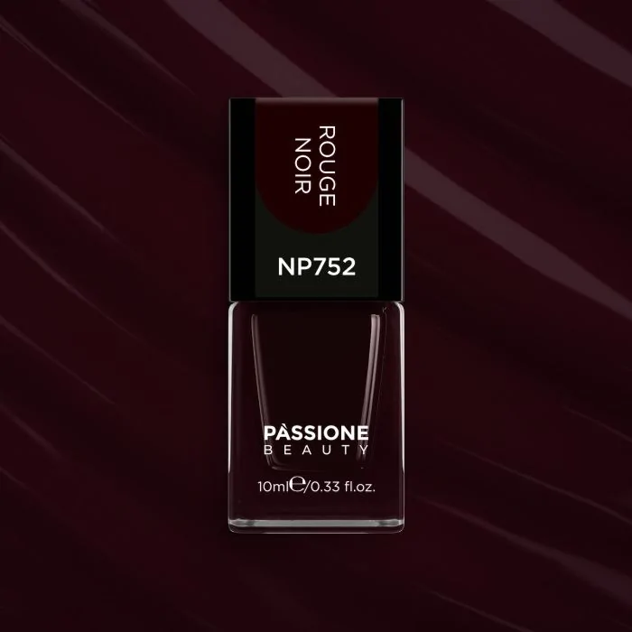 Esmalte NP752 Rouge Noir - Esmalte burdeos muy oscuro - detalle 3