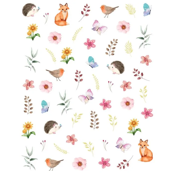 Autumn Allure – Nail Stickers - Autumn-themed nail sticker - detail 1