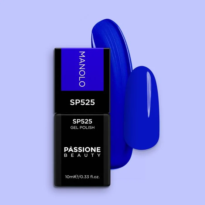 Gel Nail Polish SP525 Manolo - Electric Blue Gel Polish