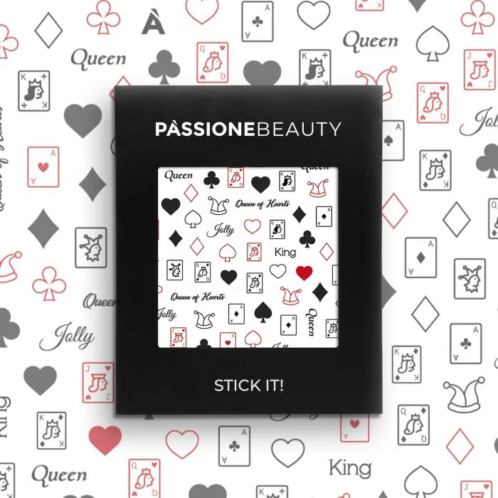 Card Game - Nail Stickers - Card Game - Stickers for Nail Decoration