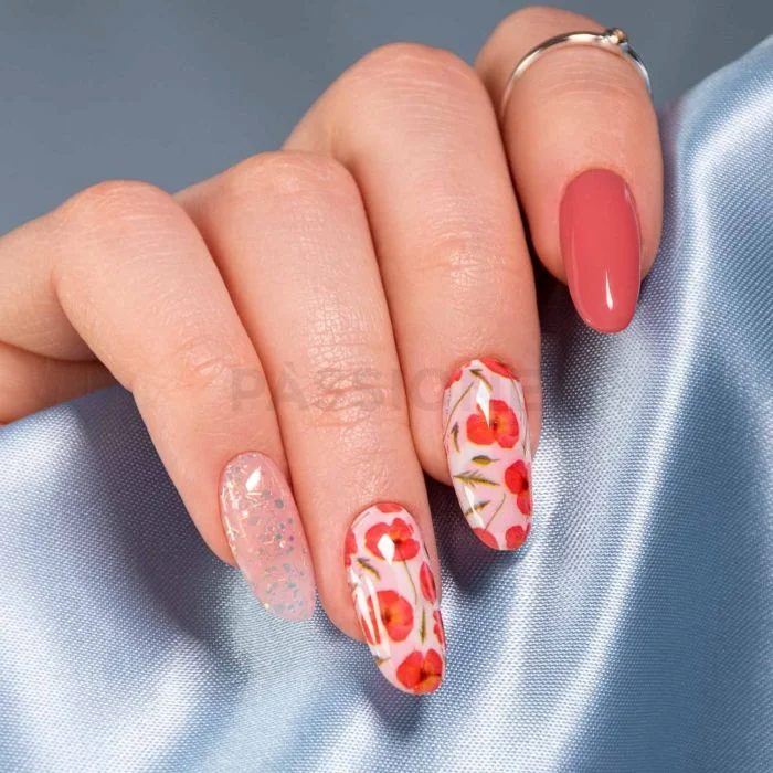 Spring Glitter Mix - Coloured glitter mix for Nail Art - detail 3