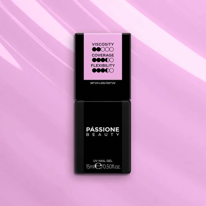 HD Base Pastel Pink 15 ml - Base Rubber Semipermanente Rosa Pastel - detalle 1