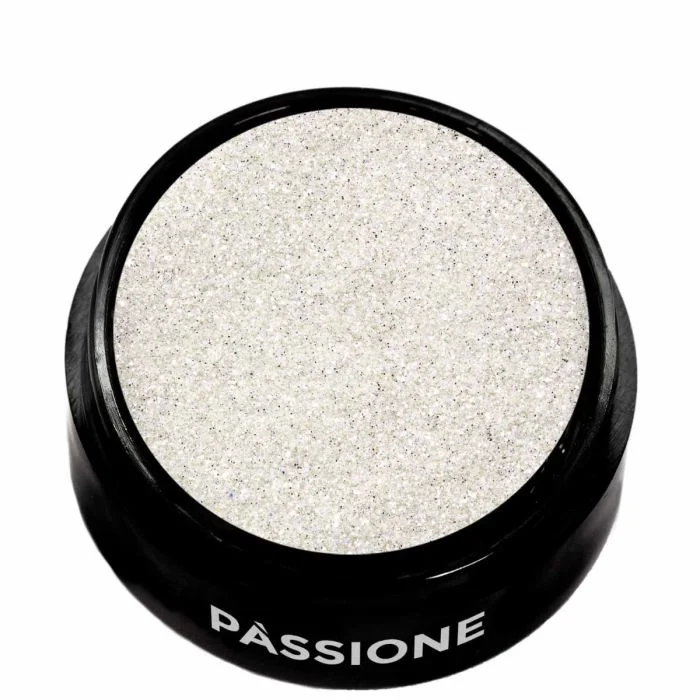 Moondust Glitter - Platinum and silver-white nail glitter - detail 1