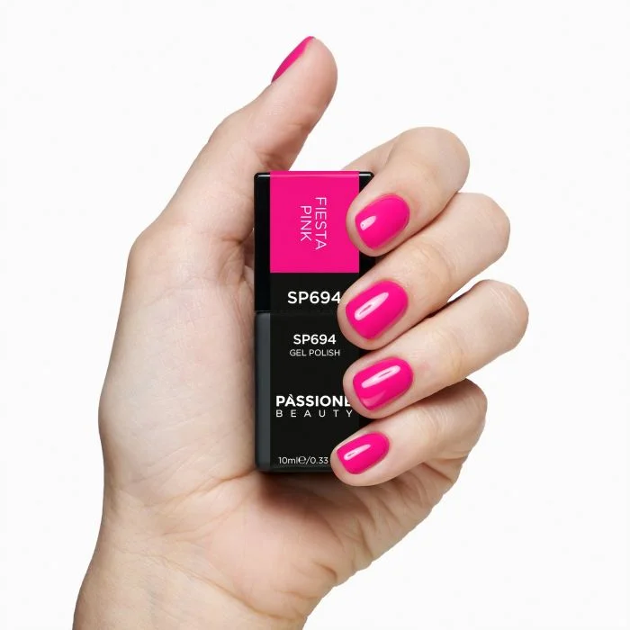 Esmalte semipermanente SP694 Fiesta Pink - Semipermanente fucsia fluo - detalle 2