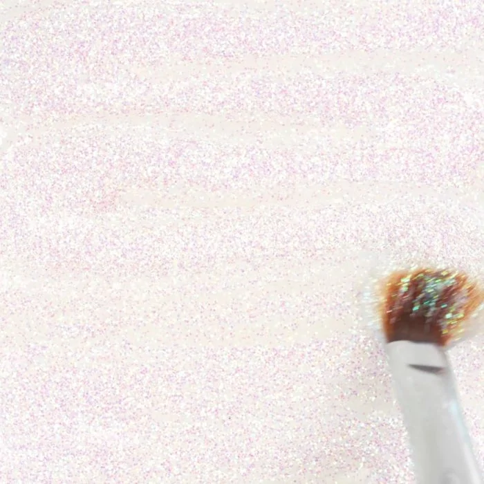 Anwendung von Glitter Farbgel G03 Multicolor
