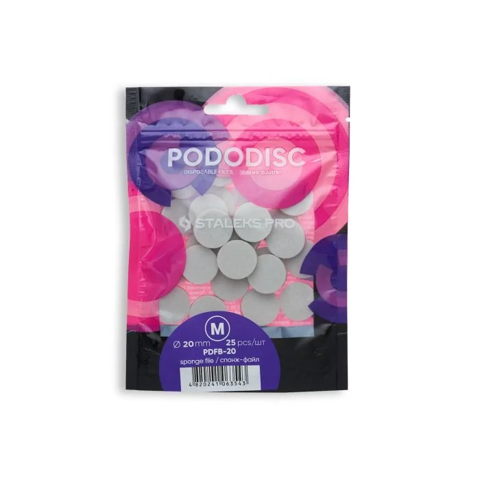 Pododisc Staleks medium- sponge file - Discos de esponja para pedicura