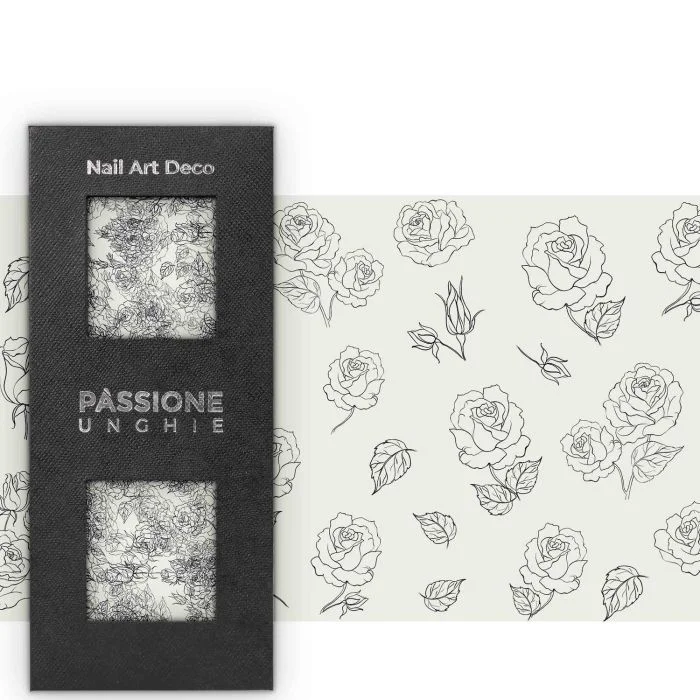 Rose Tattoo - Transfer Foil - Nail Transfer Foil – little roses