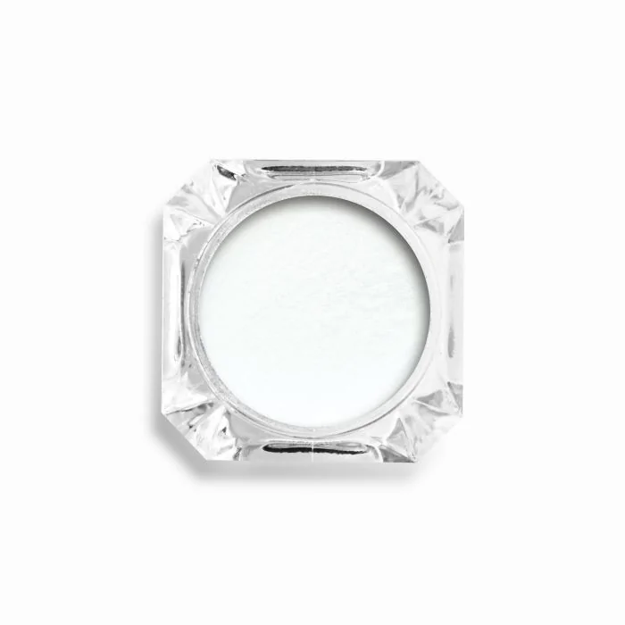 White Pearl Pigment - Pigmento para nail art efecto nacarado blanco.