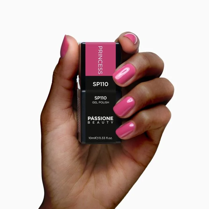 Vernis semi-permanent SP110 Princess - Vernis semi-permanent rose chaud - détail 1