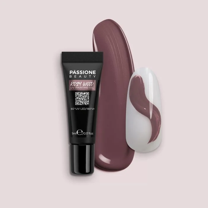 Rosy Wood UV Painting Gel - Rosy Wood UV Gel Paint Mauve Brown