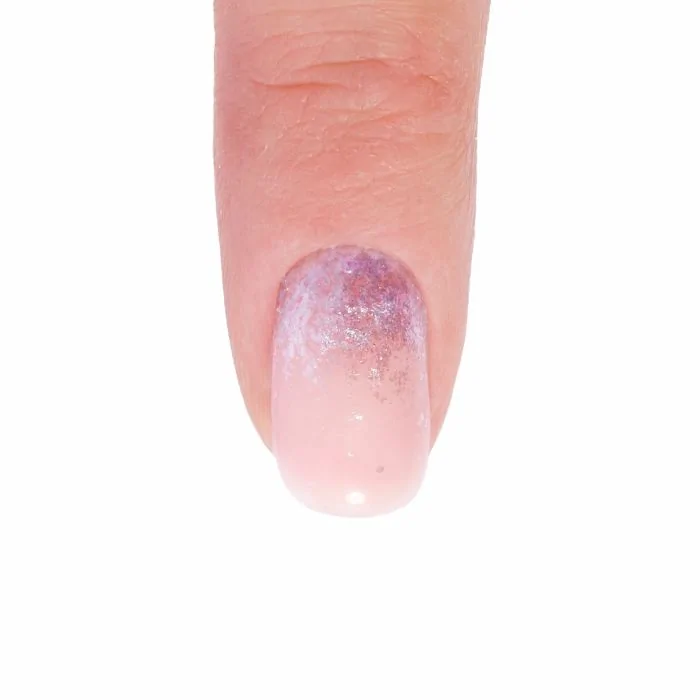 Rose Cream Flakes - Crème de glitters en flocons pour nail art rose - détail 1