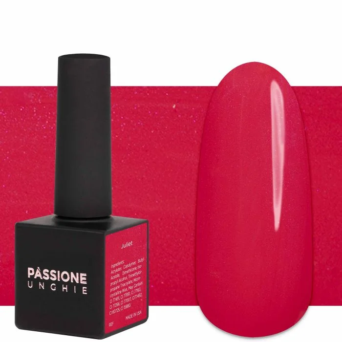 Gel Nail Polish GPF66 Juliet  - GPF66 Juliet gel polish, Strawberry red
