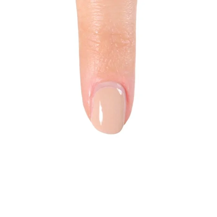 Application of Gel Nail Polish SP597 Creamy Nude
