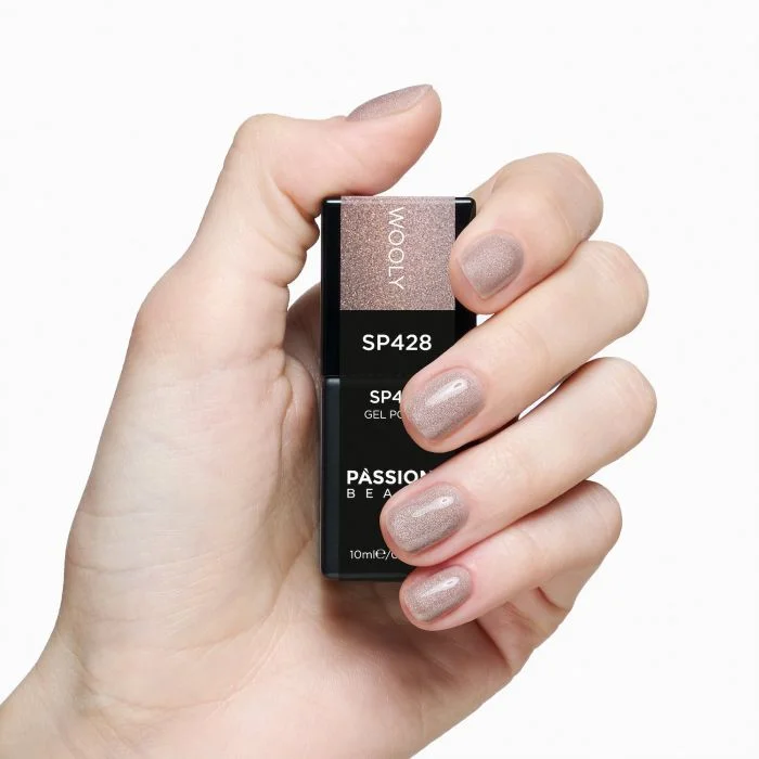 UV-Nagellack SP428 Wooly - UV-Nagellack Taupe Cat-Eye-Effekt - Detail 3