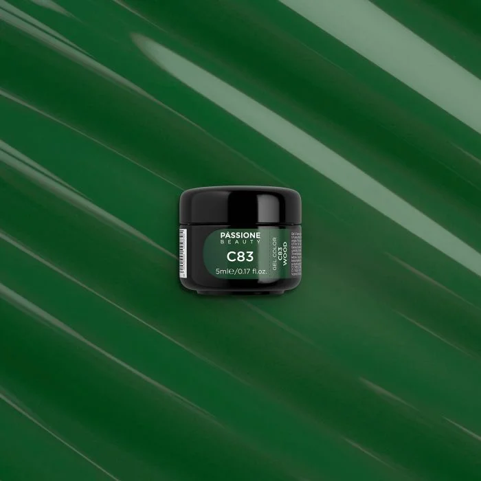 Gel Color C83 Wood - Gel color verde oscuro - detalle 2