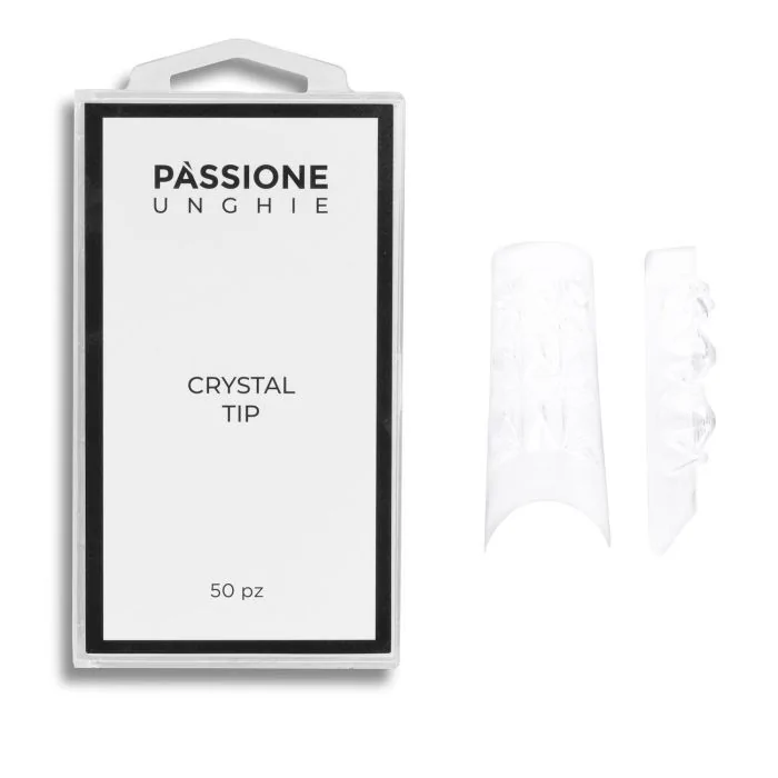 Crystal Tip 50 pz - Tip per ricostruzione decorativa