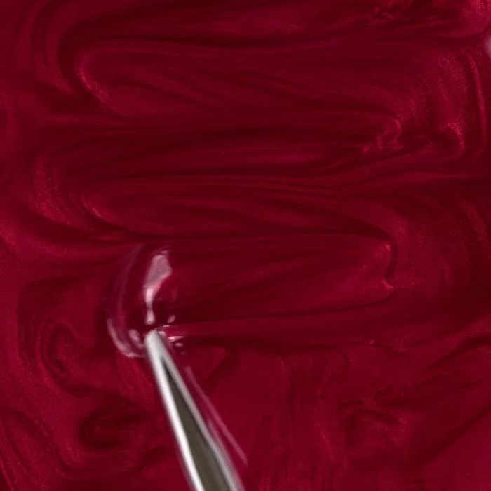 Application of Gel Nail Polish GP25 Diablo 