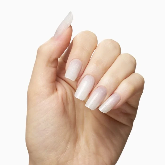 AcrilGel® Sparkling White 60 ml - Gel acrylique blanc laiteux avec micro-paillettes blanches - détail 2