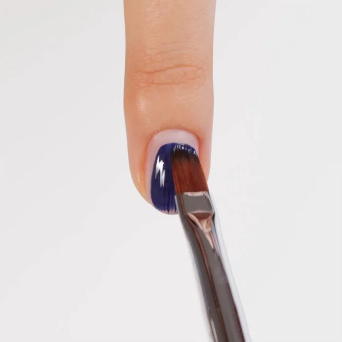 Applicazione di Gel color F17 Dark Blue