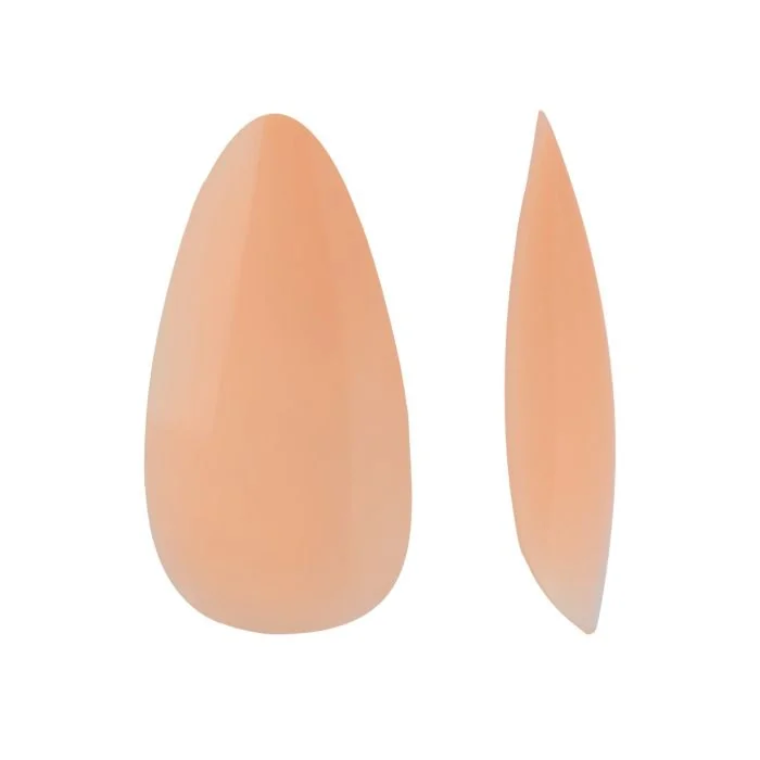 Gel Tip Almendra Peach 240 piezas - Gel tip soak-off almendra melocotón - detalle 1