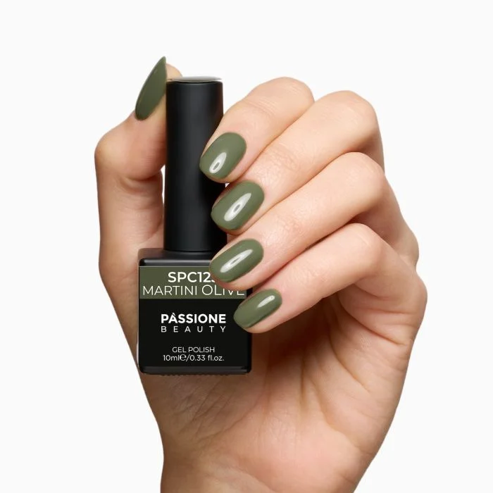 Esmalte Semipermanente EPC125 Martini Olive - Esmalte semipermanente EPC125 Martini Olive, Verde oliva - detalle 2