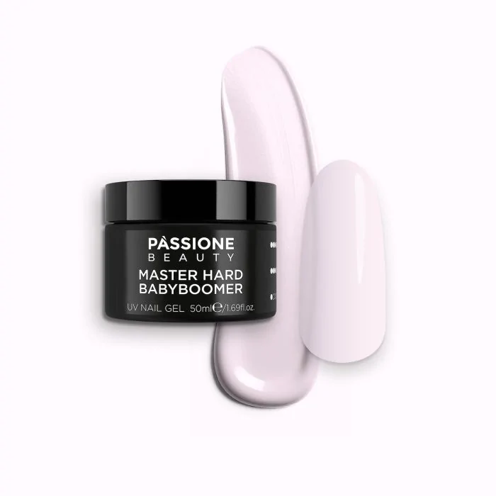 Master Hard Babyboomer 50 ml - Builder gel autonivelante rosa muy claro cubriente