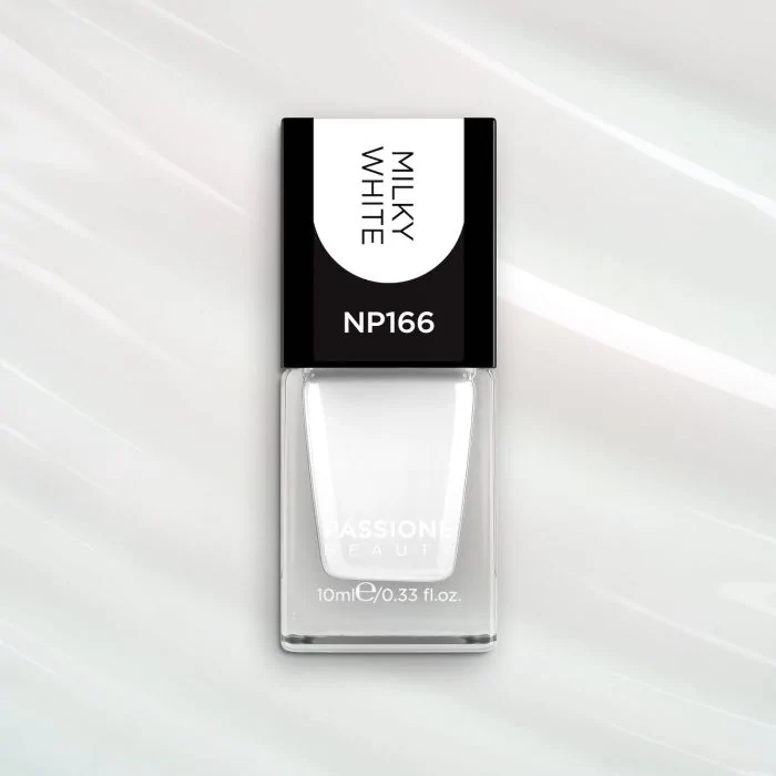 Esmalte NP166 Milky White - Esmalte color blanco lechoso - detalle 3