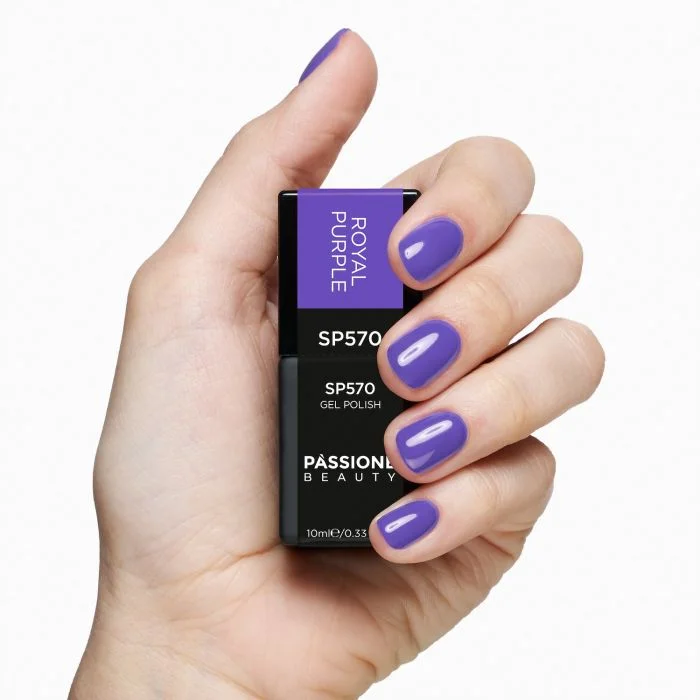 Vernis semi-permanent SP570 Royal Purple - Vernis semi-permanent violet pourpre - détail 1