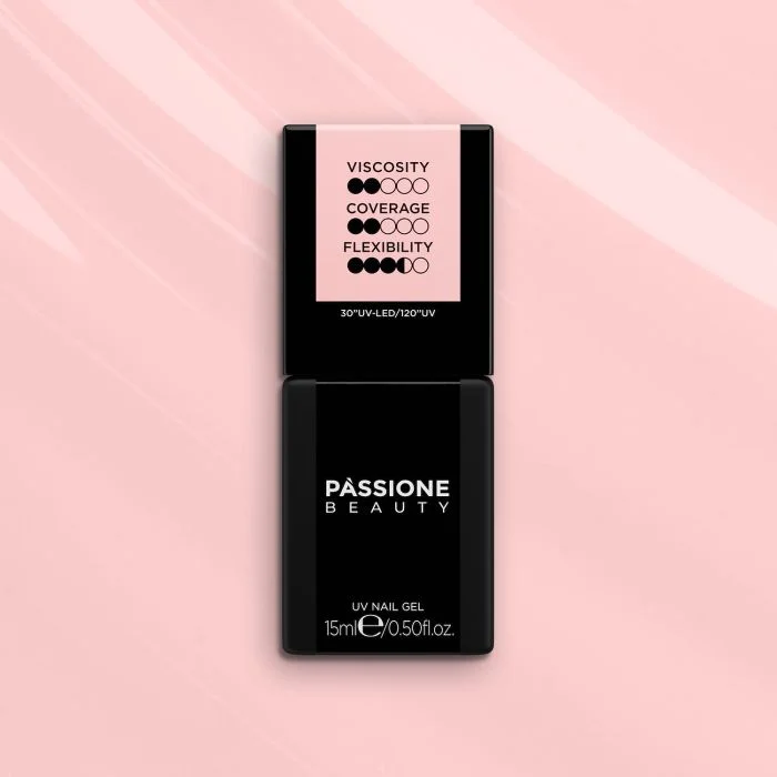 HD Base Natural 15 ml - Base Rubber Semipermanente Nude 15 ml - detalle 2