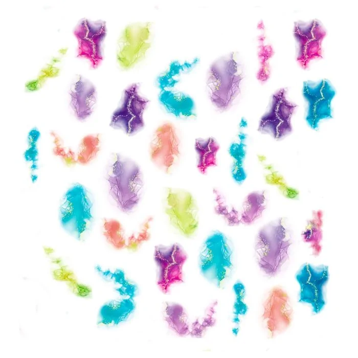 Marble - Nail Stickers - Marble effect nail art stickers - detail 1