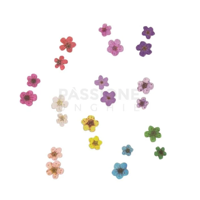 Spring Flowers - Paper flowers for nail art - detail 1