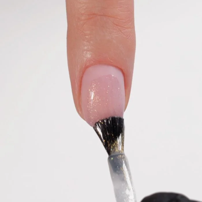 Application of Gel Nail Polish SP381 Crown