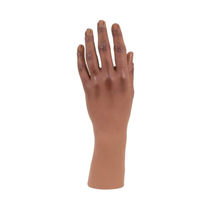 Aleana Practice Hand Premium Naomi - Mano per esercitazioni, colore scuro