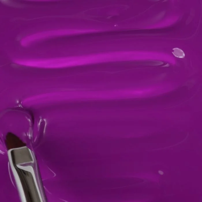 Application of Gel color F78 Purple Rain