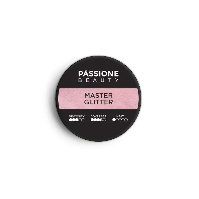 Master Glitter 50 ml - Gel de construction auto-égalisant rose ancien avec micro-paillettes - détail 3