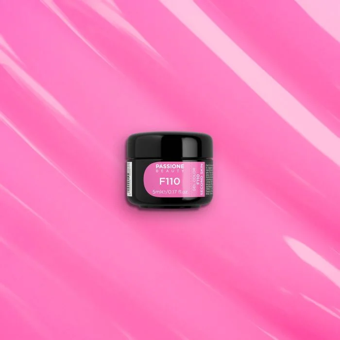 Gel Color F110 Second Skin - Gel color rosa fluorescente autosellante  - detalle 3